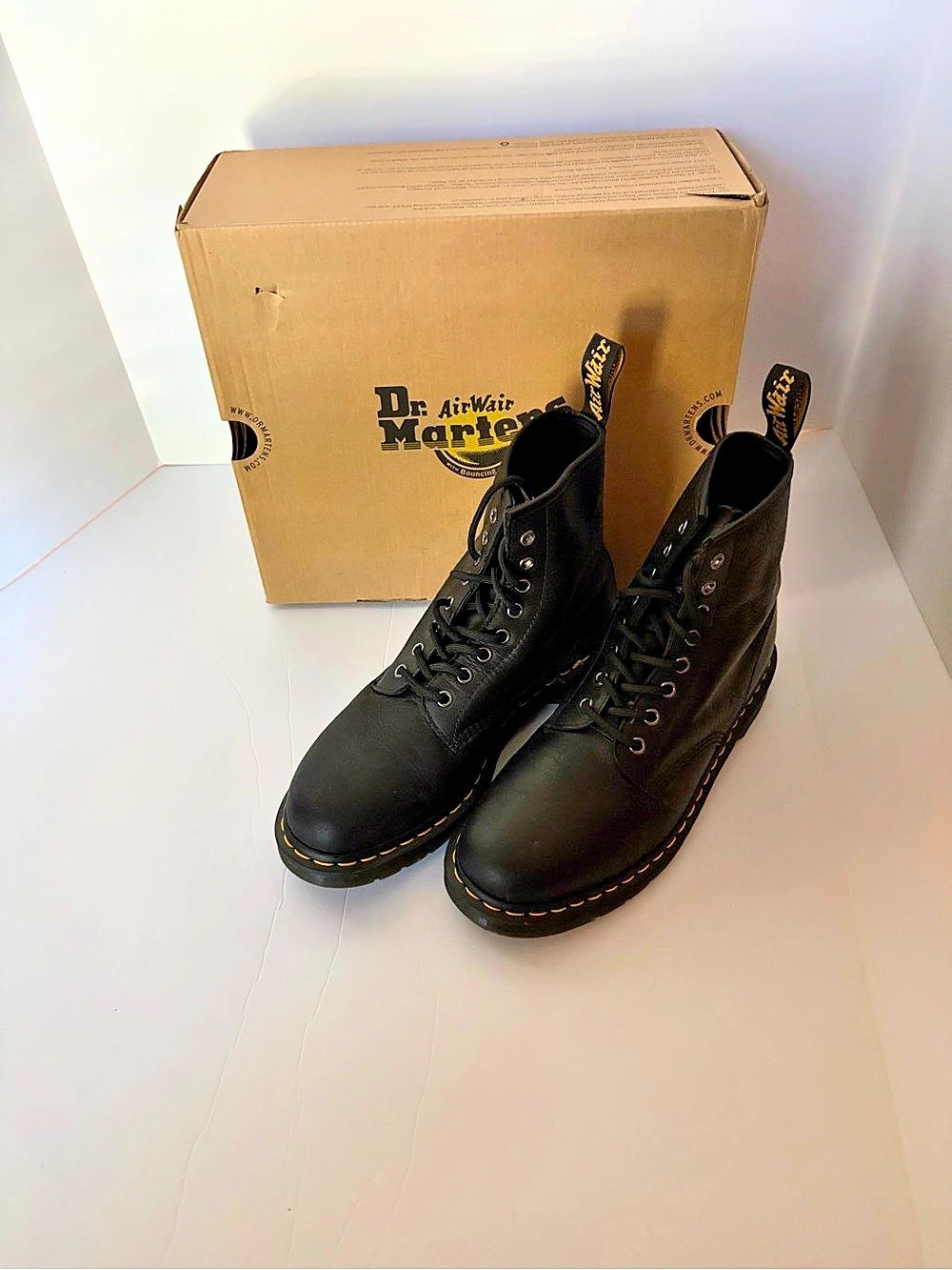 Dr. Martens 1460 Black Combat Boots US 10 NWT